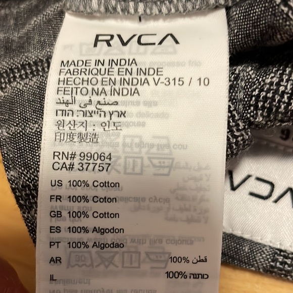 RVCA Rowdy Plaid Denim Mini Skirt High Waisted - Picture 8 of 9